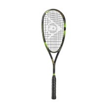 Dunlop Rakieta do squasha Sonic Core Elite 135g/z wyważeniem na uchwyt czarna/zielona - naciągnięta -